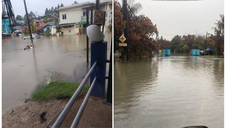Masalah akibat kebakaran saluran gas belum selesai, penduduk dilanda banjir pula