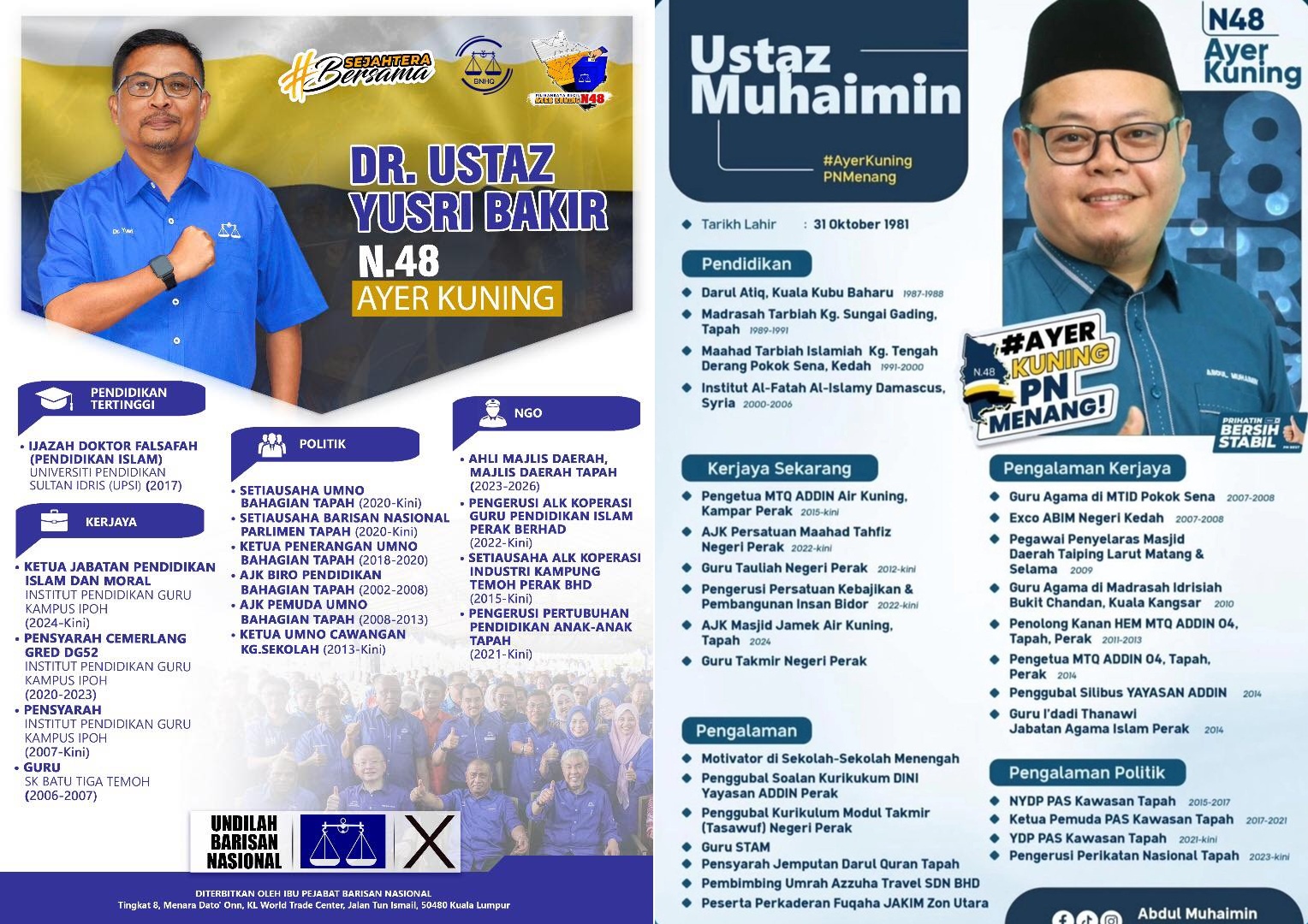 Pertembungan 2 Ustaz: Siapa bakal tawan hati pengundi Ayer Kuning?