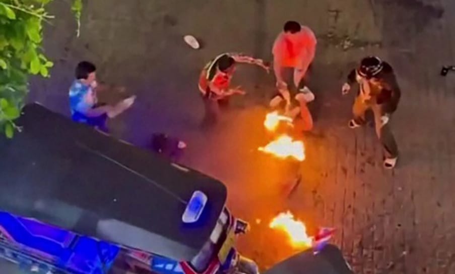 Dua pelancong Malaysia parah dibakar lelaki di Bangkok