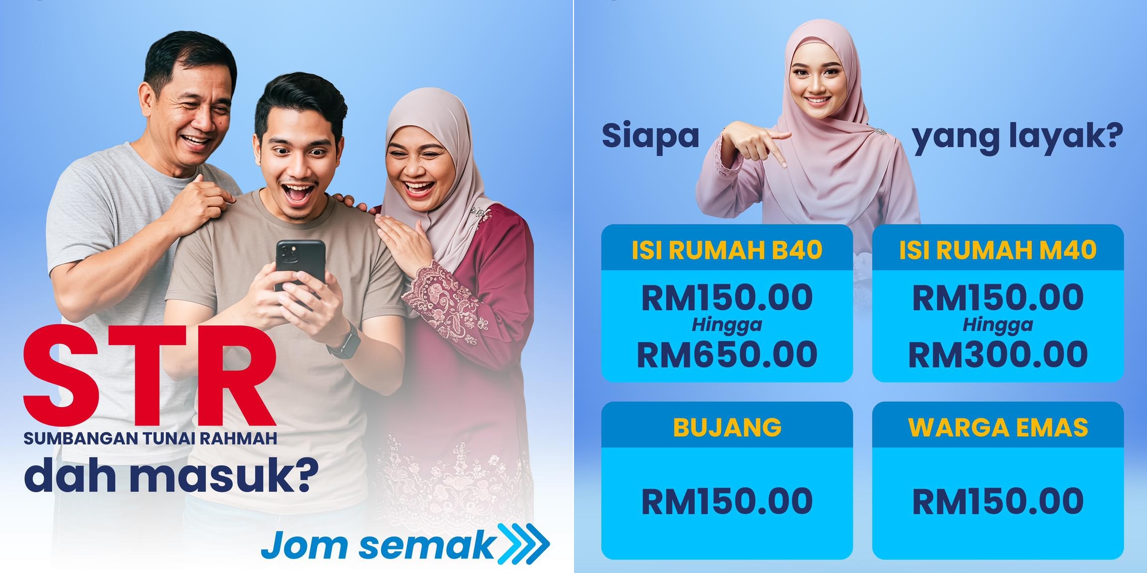 Pembayaran STR Fasa 3 bermula hari ini, RM2 bilion dikreditkan ke akaun bank 8.6 juta rakyat