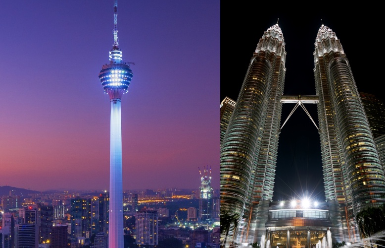 10 bangunan ikonik disinari cahaya Jalur Gemilang rai sambutan Malaysia tuan rumah Sukan SEA 2027